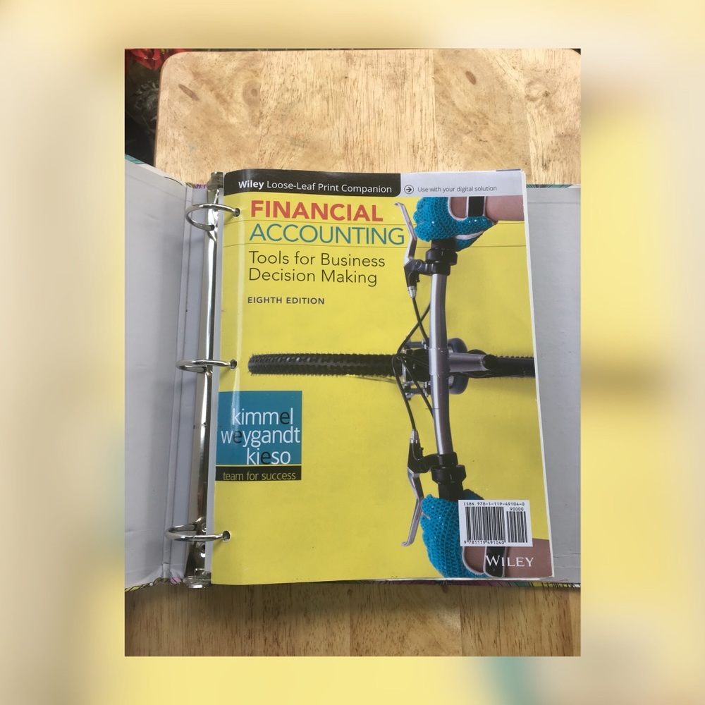 Financial Accounting tools for business 8th ed